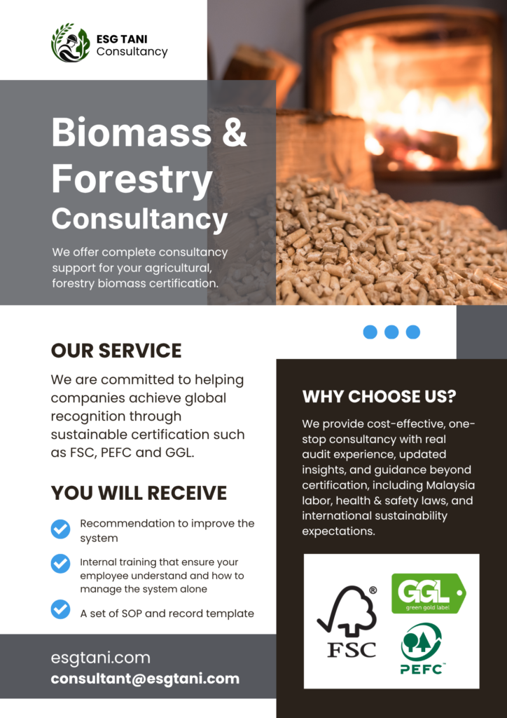 Forestry GGL FSC consultant malaysia
